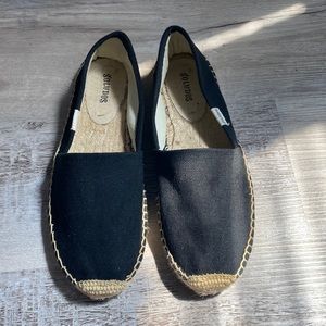 Soludos black espadrilles
